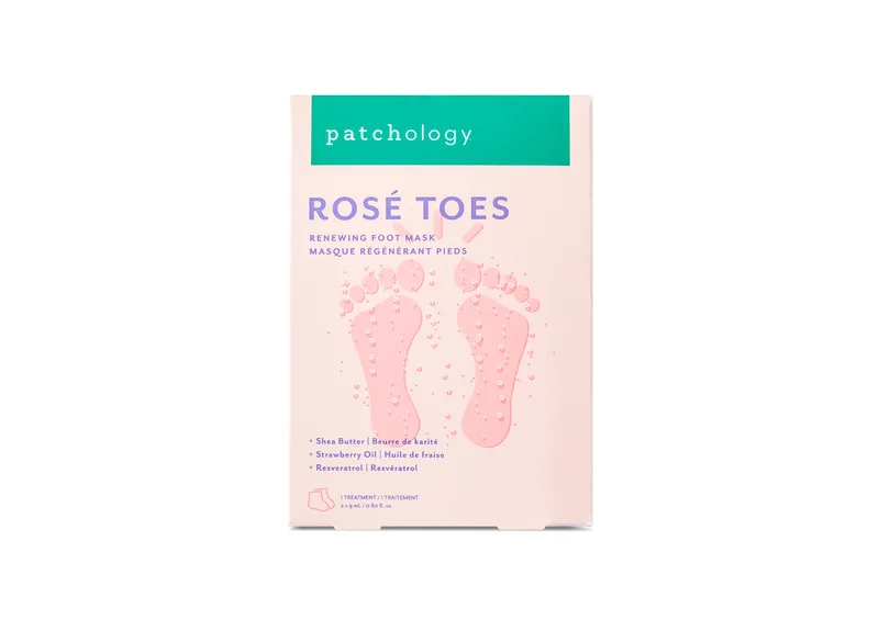 Освіжаюча маска для ніг з екстрактом троянди PATCHOLOGY Serve Chilled Rose Toes 1 пара
