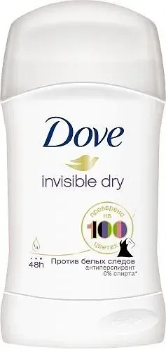 Дезодорант-антиперспірант Dove Невидимий 40 мл