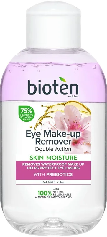 Міцелярна вода BIOTEN Skin Moisture двофазний засіб для зняття макіяжу з очей 125 мл