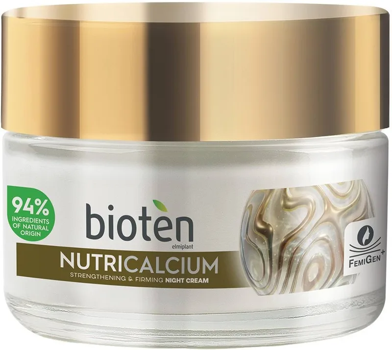 Крем для обличчя BIOTEN Nutri Calcium Strengthening & Firming Night Cream зміцнювальний нічний 50 мл