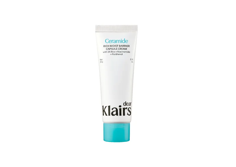 Бар’єрний крем з керамідами для інтенсивного зволоження DEAR, KLAIRS Rich Moist Barrier Capsule Cream 20 мл