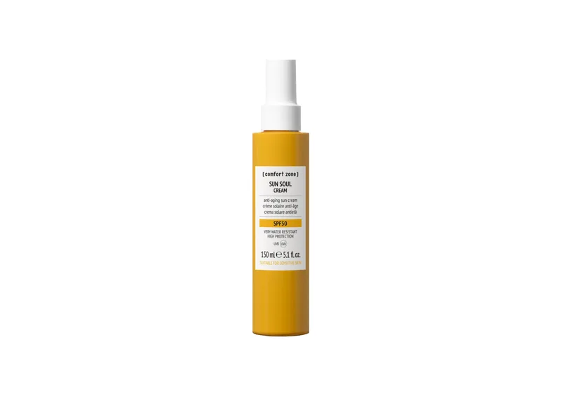 Антивіковий водостійкий сонцезахисний крем COMFORT ZONE Sun Soul Cream SPF 50 150 мл