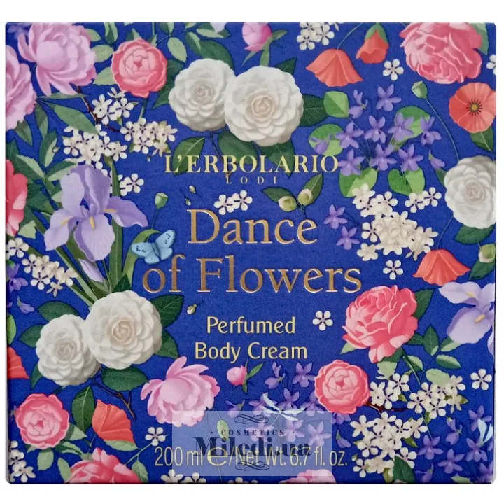 Парфумованний крем для тіла Вальс квітів L'Erbolario Crema Profumata per il Corpo Danza di Fiori 200 мл