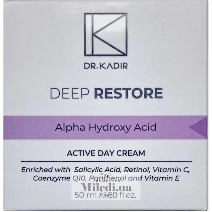Активний денний крем для відновлення шкіри Dr. Kadir Deep Restore Active Day Cream