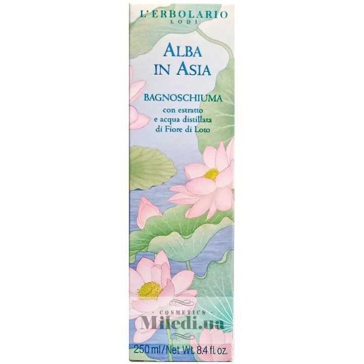 Гель для душу Піна для ванни Азія L'Erbolario Bagnoschiuma Alba in Asia 250 мл