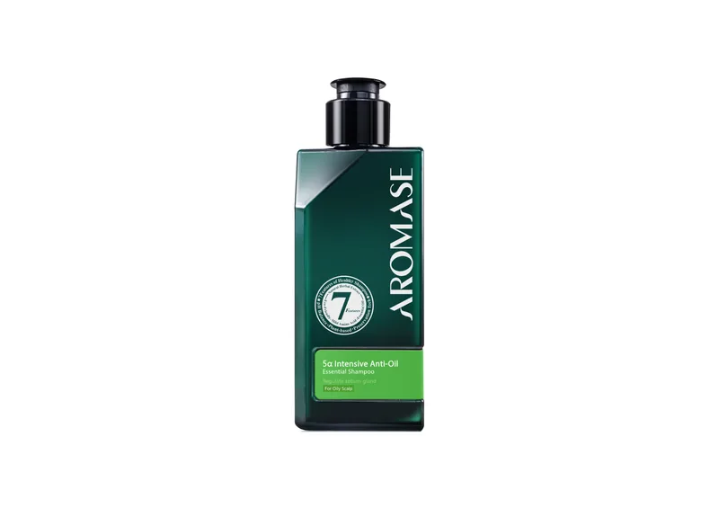 Себорегулювальний шампунь для жирної шкіри голови AROMASE 5α Intensive Anti-oil Essential Shampoo 90 мл