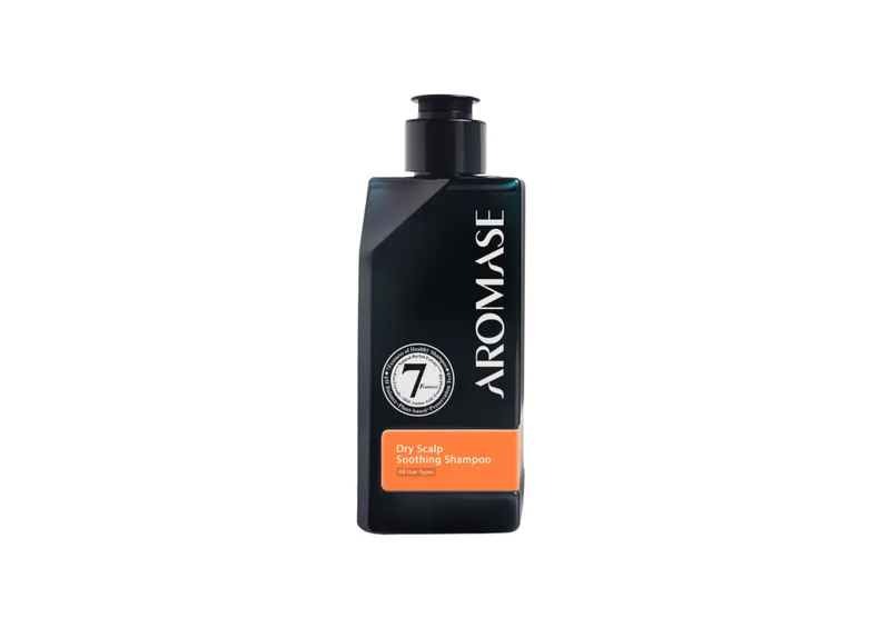 Заспокійливий шампунь для сухої та чутливої шкіри голови AROMASE Dry Scalp Soothing Shampoo