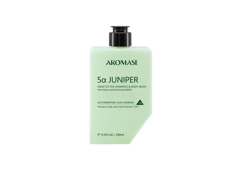 Очищувальний гель-шампунь 3в1 для волосся, тіла та обличчя AROMASE 5α Juniper Head-To-Toe Shampoo & Body Wash 260 мл