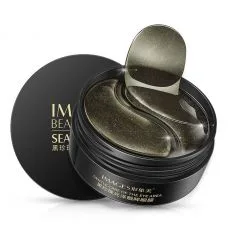 Гідрогелеві патчі в банці з чорними перлами IMAGES Pearl Lady Series Eye Mask (80г/60шт/30пар)