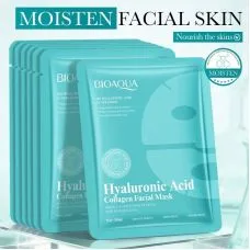 Маска для обличчя зволожуюча з гіалуроновою кислотою і колагеном BIOAQUA Hyaluronic Acid Collagen Mask (30 мл)