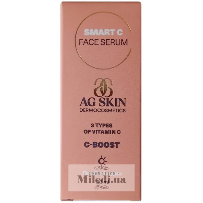 Сироватка з трьома видами вітаміну C AG SKIN Smart C 3 Types of Vitamin C Face Serum 30 мл