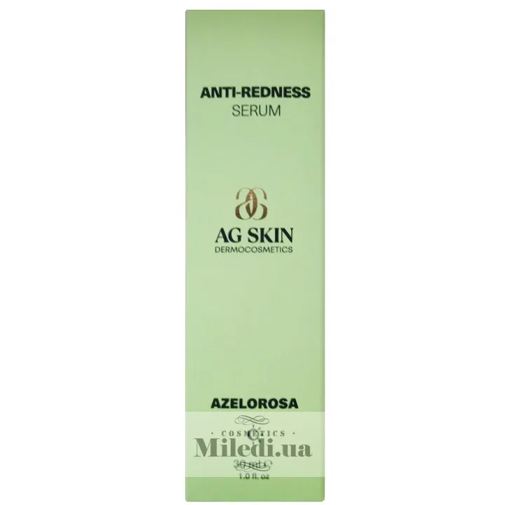 Сироватка судинозміцнююча від куперозу AG SKIN Azelorosa Anti-Redness Serum 30 мл
