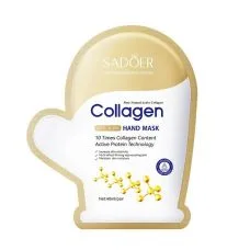 Маска-рукавички для рук колагенова зволожуюча SADOER Collagen Anti-Aging Hand Mask (40 мл, пара)