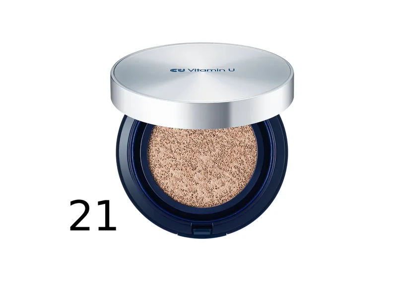 Кушон з полінуклеотидами та вітаміном U CU SKIN Vitamin U Coverfit Cushionpact SPF 50+ / PA++++ 15 + 15 г