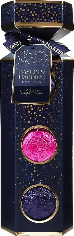 Подарунковий набір Baylis & Harding Mulberry Fizz Bath Fizzers бомби для ванни 3 шт. х 100 г