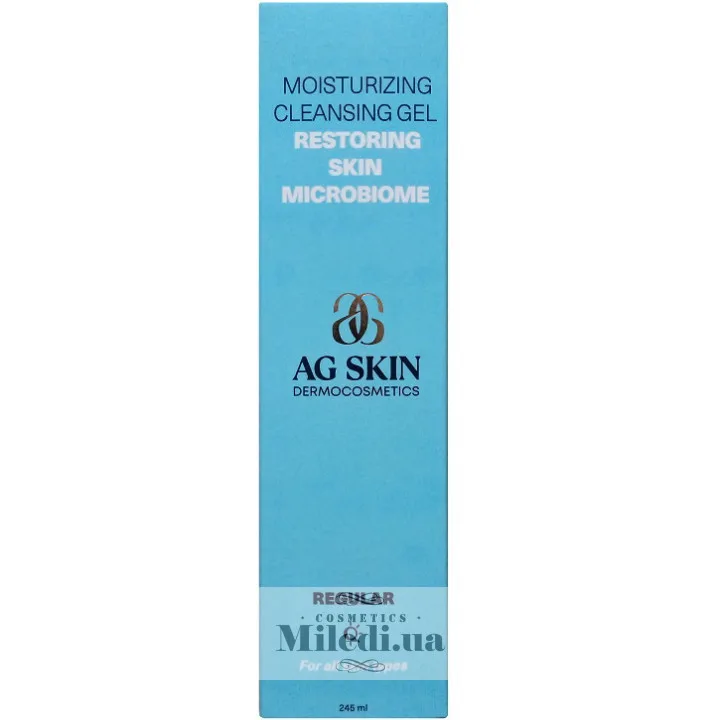 Гель для вмивання для відновлення мікробіому AG SKIN Regular Moisturizing Cleansing Gel
