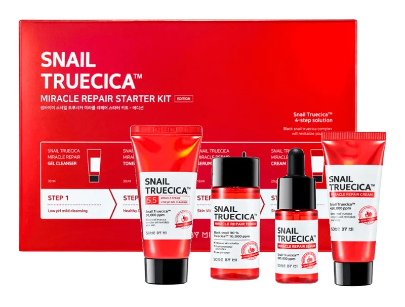 SOME BY MI Snail Truecica Miracle Repair Starter Kit - Набір мініатюр з муцином равлика