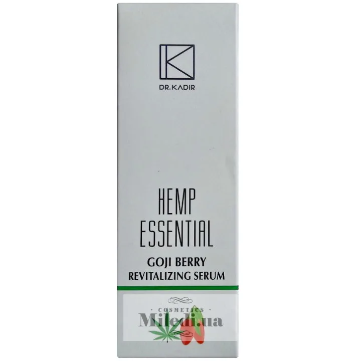 Відновлююча сироватка з екстрактом ягід годжі Dr. Kadir Hemp Essential Goji Berry Revitalizing Serum, 50 мл
