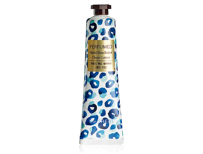 Парфумований крем-батер для рук з маслом ши «Бавовна» The Saem Perfumed Hand Shea Butter Clean Cotton, 30мл