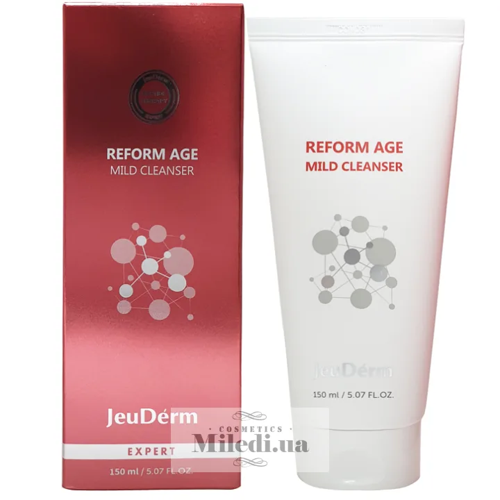 Омолоджуюча пептидна ніжна пінка для вмивання JeuDerm Reform Age Mild Cleanser, 150 мл