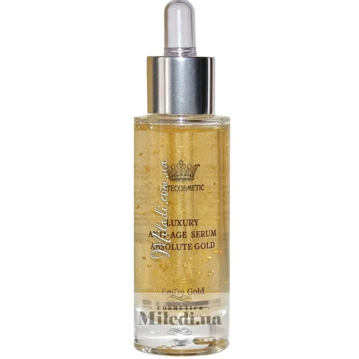 Сироватка від зморшок Абсолютне золото Elitecosmetic Alginmask Luxury Anti-Age Serum Absolute Gold 30 мл
