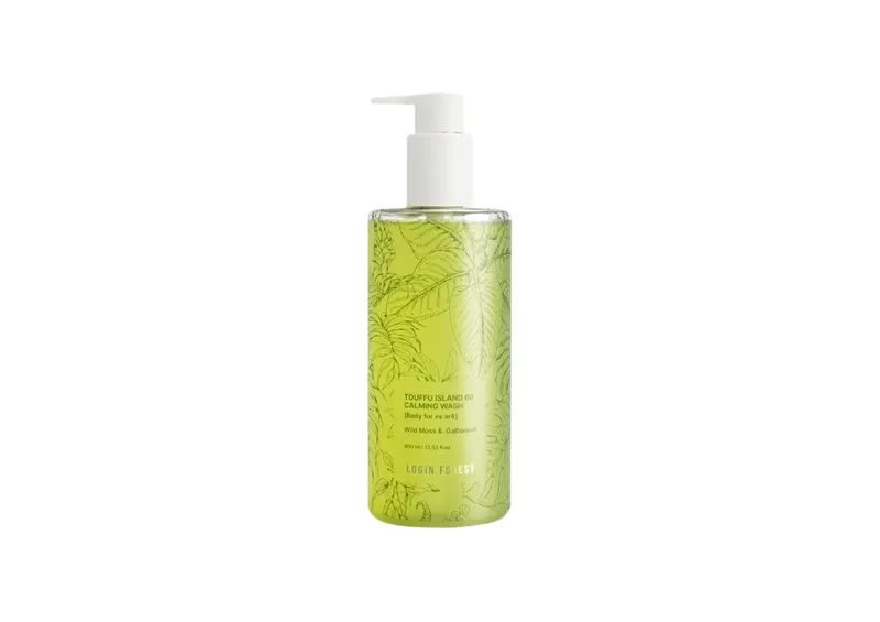 Гель для душу з ароматом дикого моху та гальбанума LOGIN FOREST Touffu Island60 Calming Wash Body for us earth 400 мл