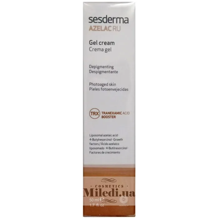 Депигментирующий крем-гель для лица Sesderma Laboratories Azelac Ru Gel Cream Depigmenting 50 мл