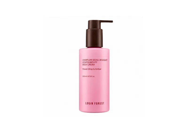 Крем для тіла з ароматом квітів та амбри LOGIN FOREST Overflow Seoul Bouquet Contoured Fit Body Cream 200 мл