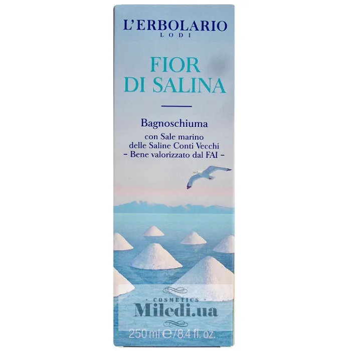 Гель для душу Піна для ванни Солоний бриз L'Erbolario Fior Di Salina Oleo Scrub Per il Corpo 250 мл