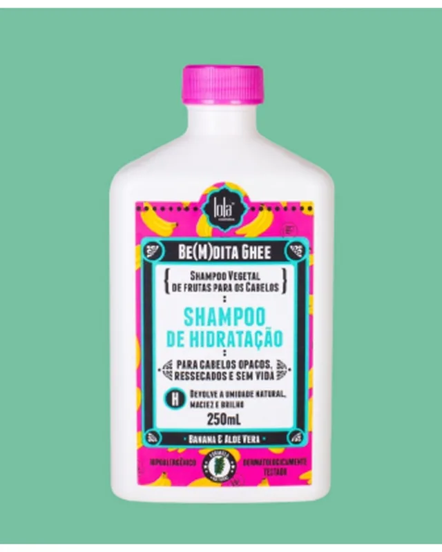 LOLA COSMETICS шампунь для волосся BE(M)DITA GHEE HIDRATAÇÃO, 250 мл