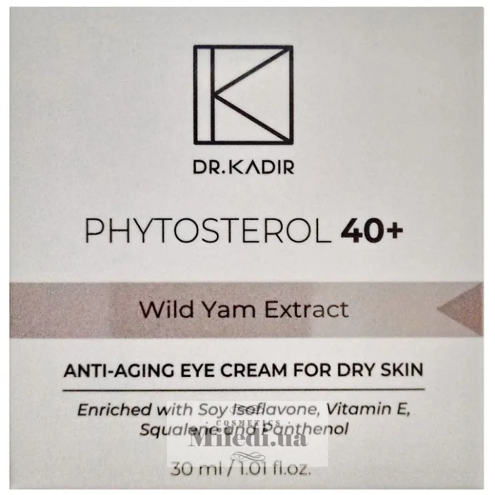 Крем для сухої шкіри навколо очей Dr. Kadir Phytosterol 40+ Anti-Aging Eye Cream