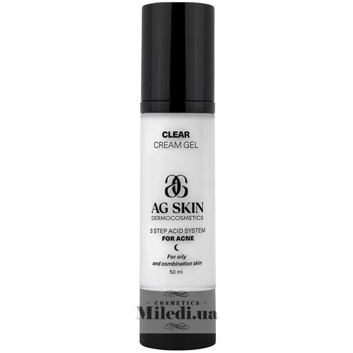 Крем-гель з азелогліцином та саліциловою кислотою AG SKIN For Acne Clear Cream Gel 50 мл