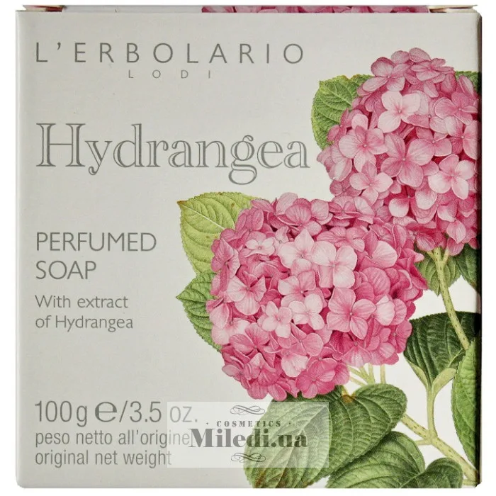 Парфумоване натуральне мило Гортензія L'Erbolario Ortensia Sapone Profumato 100 г