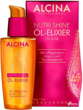 Поживне масло-еліксир для волосся Alcina Nutri Shine Oil Elixir