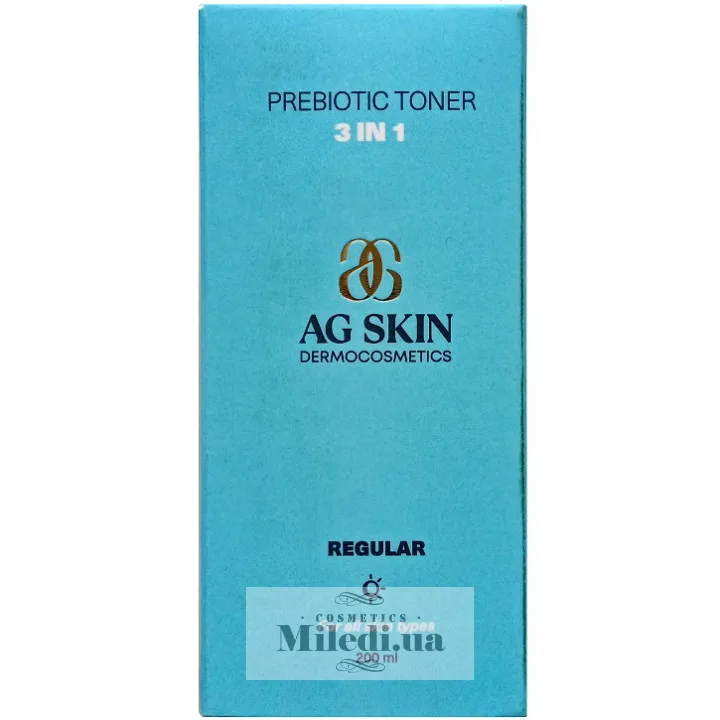 Тонік з пребіотиками 3 в 1 AG SKIN Regular Prebiotic Toner 3-in-1