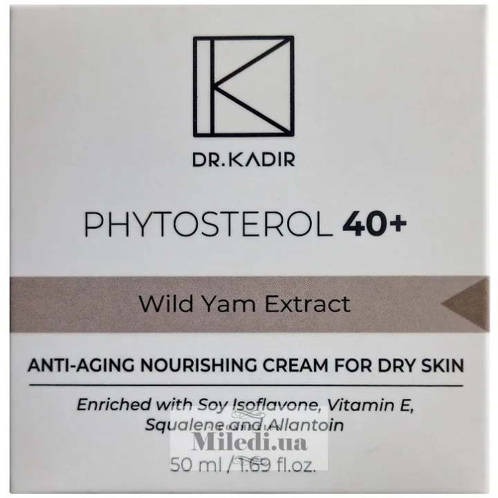 Поживний крем для сухої шкіри Dr. Kadir Phytosterol 40+ Anti-Aging Nourishing Cream For Dry Skin