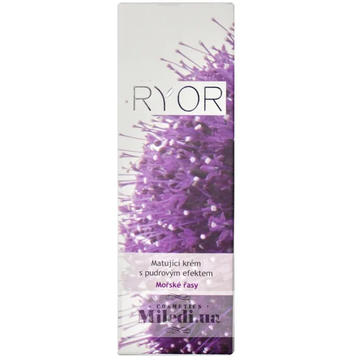 Матуючий крем з пудровим ефектом з морськими водоростями Ryor Mattifying Cream with Powder Effect 50 мл