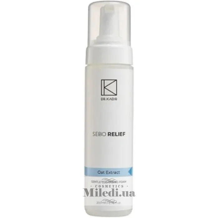 Очищаюча пінка Себорельеф для жирної шкіри Dr. Kadir Sebo-Relief Gentle Cleansing Foam 200 мл