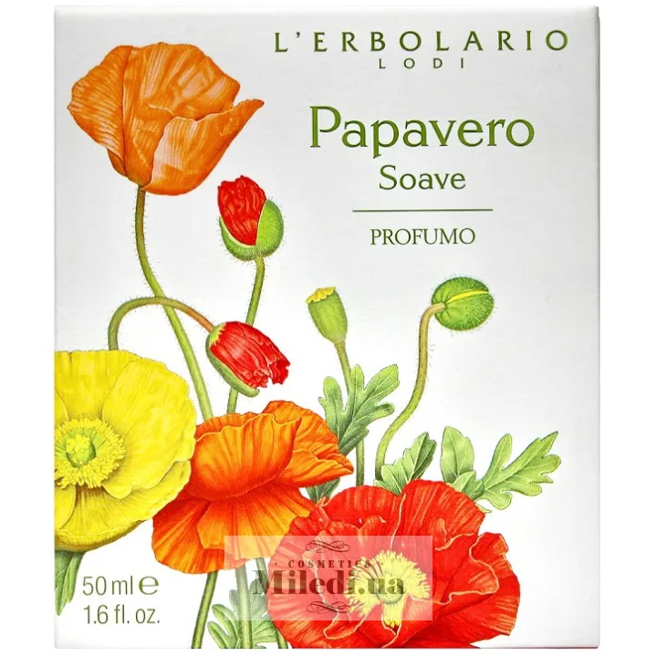 Парфумована вода Солодкий мак L`Erbolario Acqua di Profumo Papavero Soave 50 мл