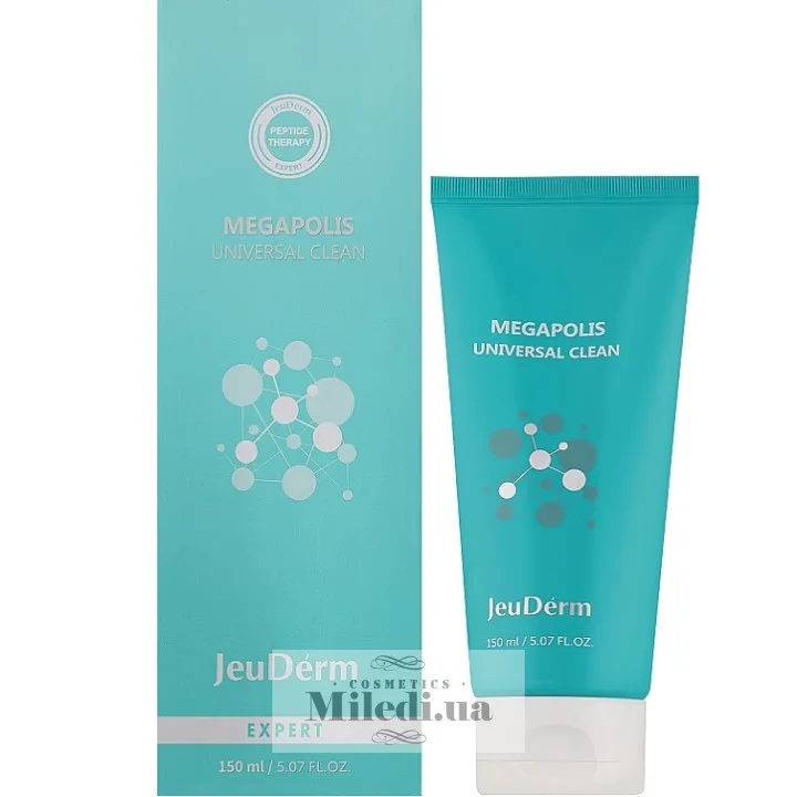 Універсальна очищаюча пінка для обличчя JeuDerm Megapolis Universal Clean 150 мл