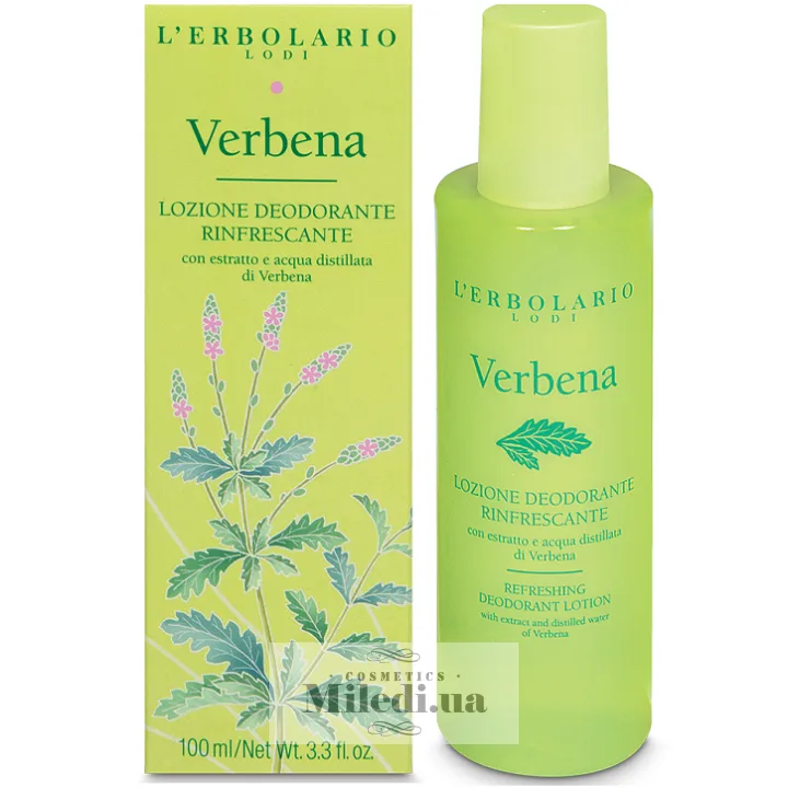 Дезодорант-лосьйон Вербена L`Erbolario Lozione Deodorante Rinfrescante Verbena 100 мл
