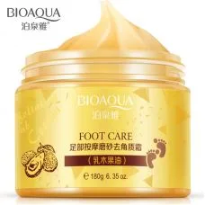 Крем скатка для ніг очищення та живлення з авокадо BIOAQUA Foot Care Avocado (180г)