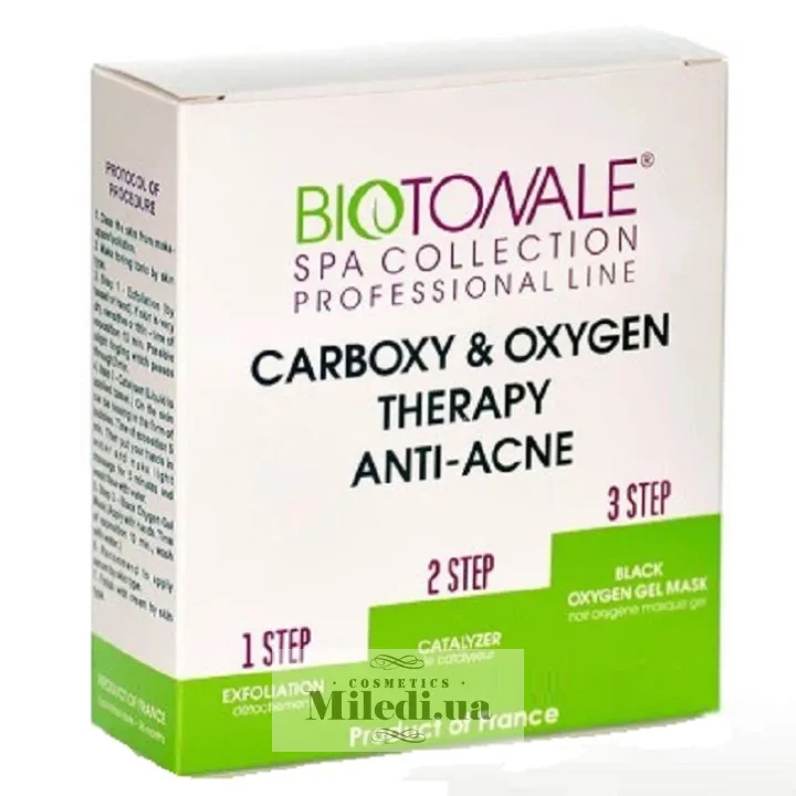Карбокситерапія неінвазивна Анти-акне Biotonale Carboxy & Oxygen Therapy Anti-Acne 3х30 мл