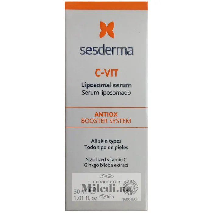 Ліпосомальна сироватка з вітаміном С Sesderma Laboratories C-Vit Facial Liposomal Serum 30 мл
