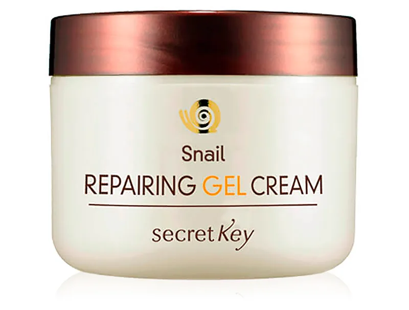 Крем для обличчя Secret Key Snail Repairing Cream Відновлюючий, з екстрактом равликового муцину, 50 г