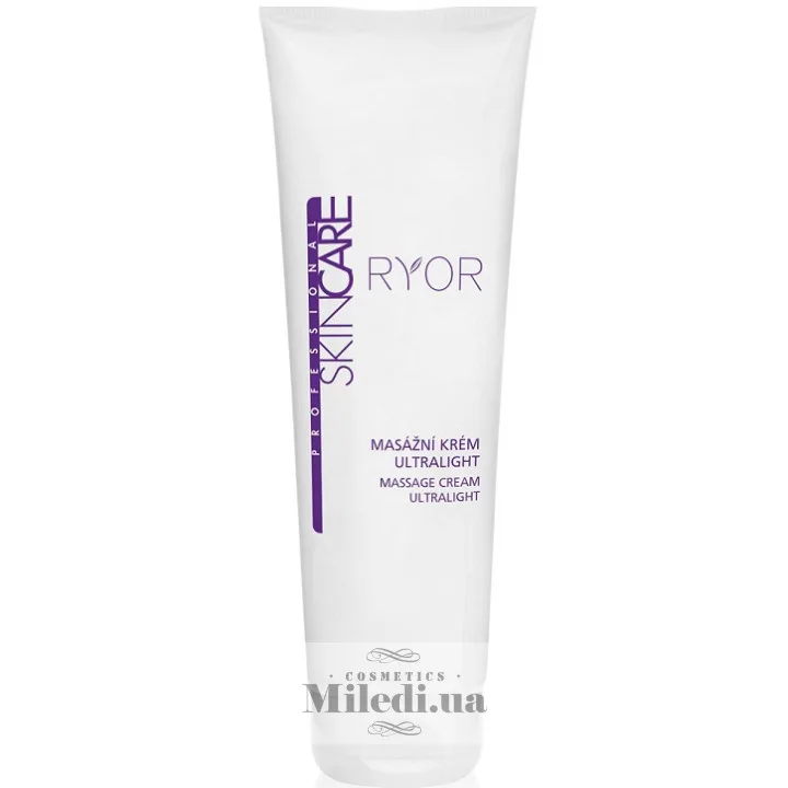 Масажний ультра легкий крем для тривалого масажу Ryor Professional Skin Care Massage Cream Ultralight 250 мл