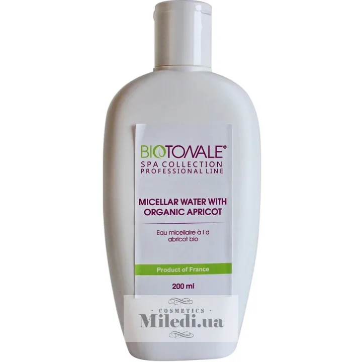 Міцелярна вода для всіх типів шкіри обличчя Biotonale Micellar Water With Organic Apricot