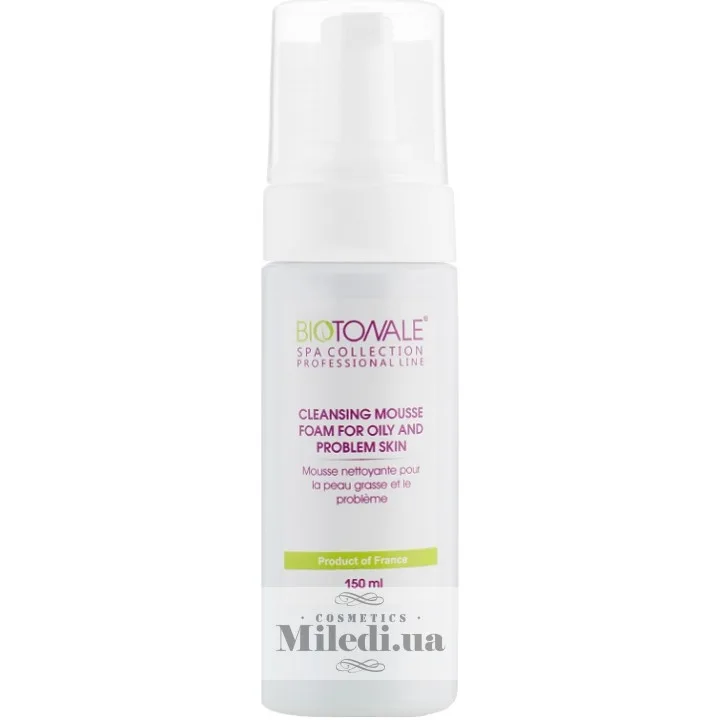 Мус для жирної шкіри обличчя Biotonale Cleansing Mousse Foam for Oily and Problem Skin 150 мл