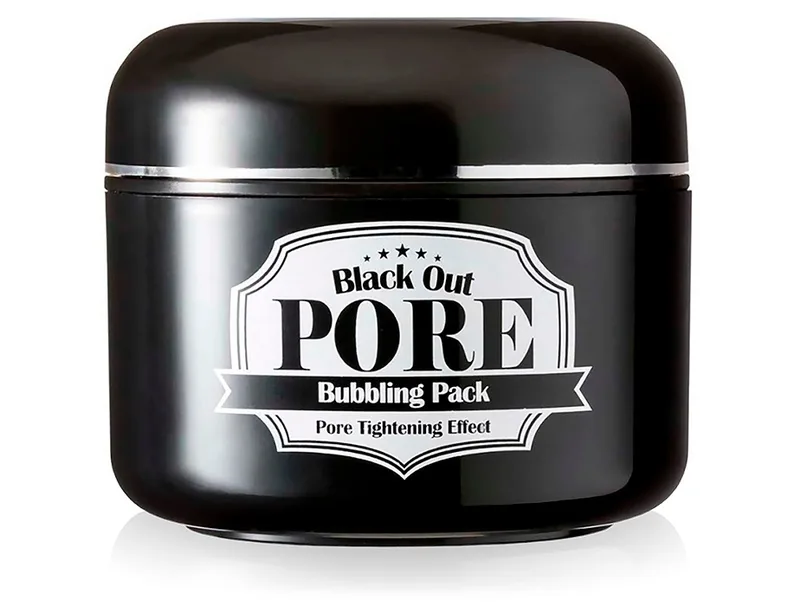 Киснева маска на основі глини для очищення пор Secret Key Black Out Pore Bubbling Pack, 100г