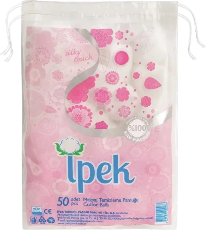 Ватні спонжи Ipek 50 шт.